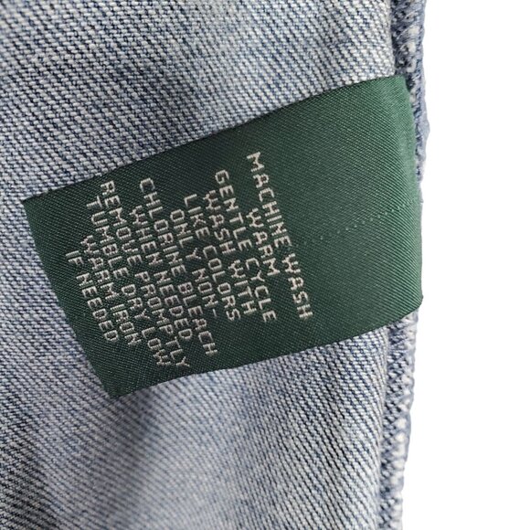 LRL Ralph Lauren Womens Size 12P Jeans 12 Petite Classic Straight Denim Stretch - Picture 5 of 10